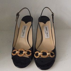 Jimmy Choo slingback sandal heels